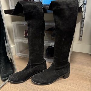 Stuart Weitzman Black Over the Knee Boots